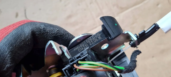 фото №7, Q7 4m ii замок крышки багажника зад трос доводчик 4m0827506d