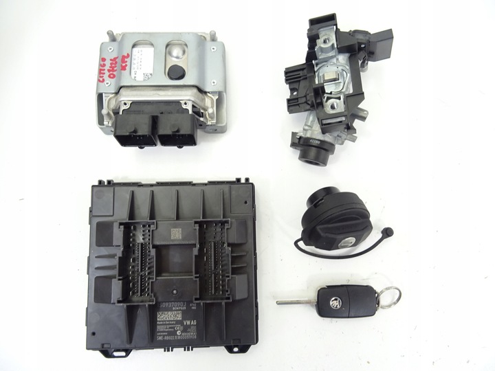 фото №1, Citigo 1.0 блок керування комфорту bcm двигуна замок запалювання ключ кришка комплект