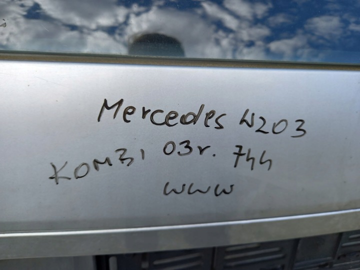 фото №5, Крышка зад mercedes w203 03r универсал 744