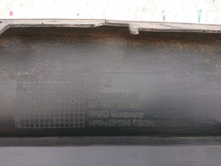фото №15, Vw golf 7 vii 5g hb 12-16 спойлер дифузор бампер задній
