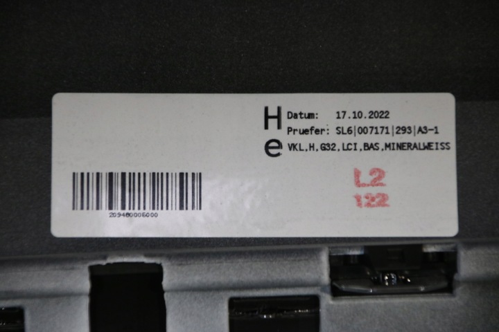 фото №11, Bmw 6 gt g32 lci задний бампер 4xpdc цвет a96