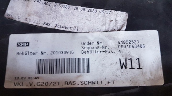 фото №9, Бампер переднє bmw seria 3 g20 g21 schwarz ii