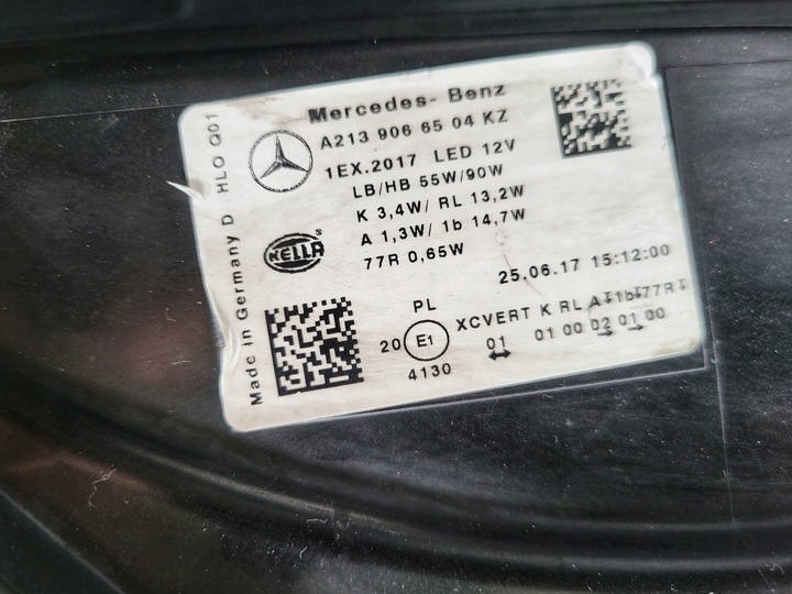 фото №13, Mercedes e- класс w213 multibeam левая + правая a2139066504 a2139066604 f-v