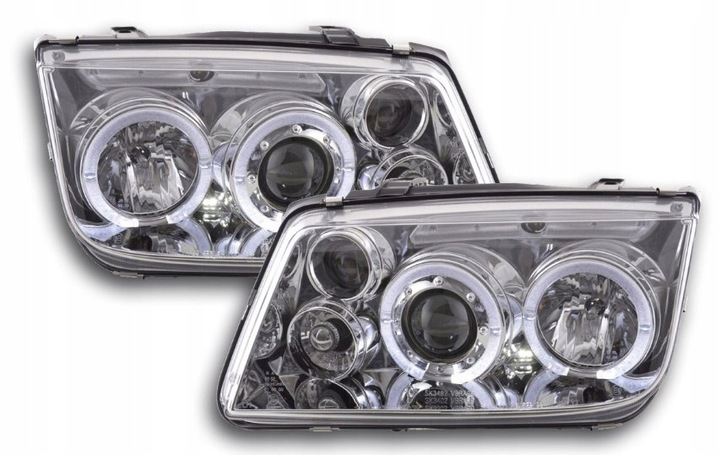 фото №1, Лампы фары do vw bora od 1998 do 2005 кольца хром led