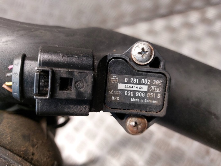 фото №8, Труба воздуха комплект vw touran i 1.9 tdi 1k0145838n 1k0145832b 1k0129654a