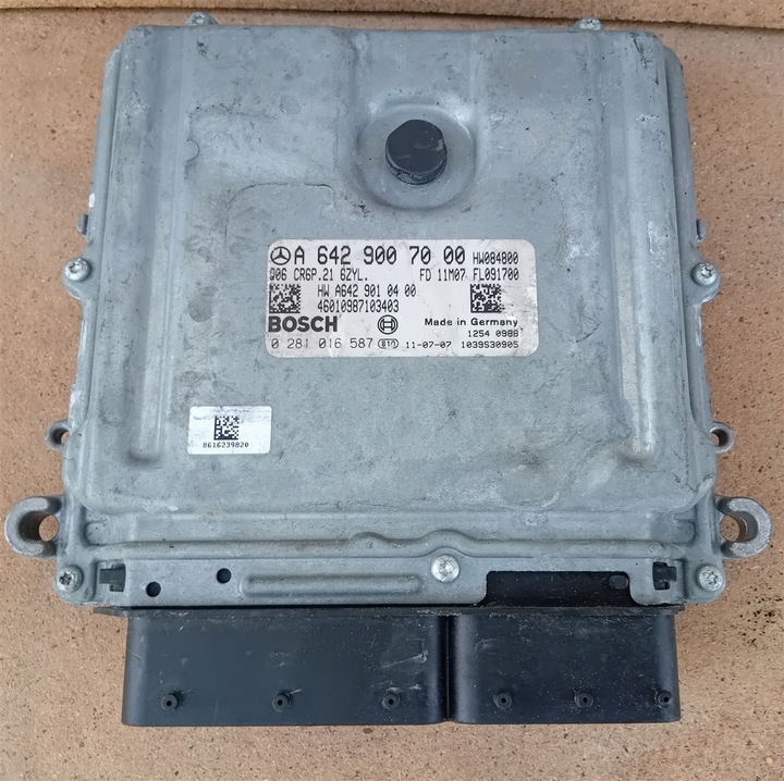 фото №6, Комп'ютер двигуна ecu mercedes w212 3.0 cdi 642 0281016587 a6429007000