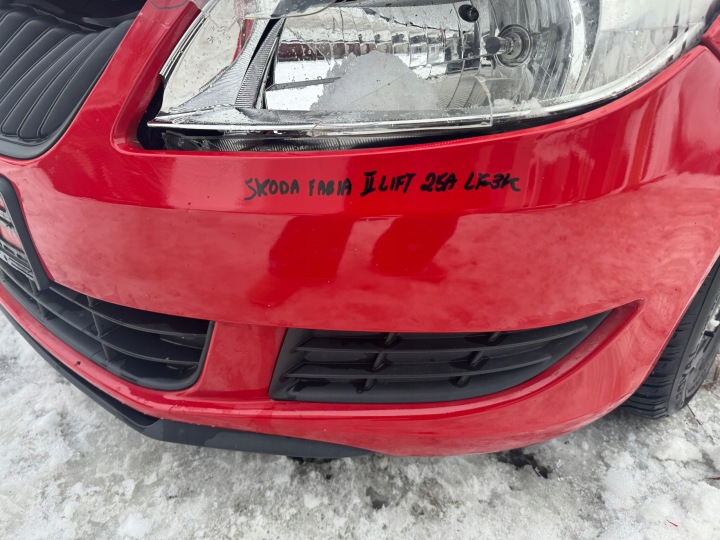 фото №11, Skoda fabia ii рестайлинг бампер перед передний lf3k