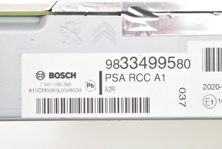 фото №6, Радио радиопроигрыватель 9833499580 навигация citroen c3 3 iii 16-20