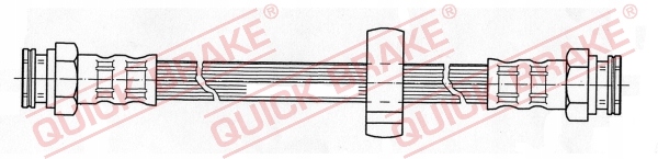 фото №2, Шланг тормозной do fiat marea 1.2 1.4 80 1.6 100