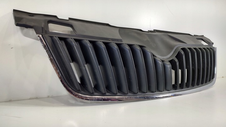 фото №2, Решётка радиатора хром skoda fabia ii 10-14 рестайлинг 5j0853668c