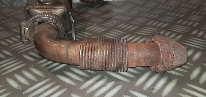 фото №10, Bmw e46 e60 e65 3.0 d m57n радіатор вихлопних газів egr труба термостат 7789790