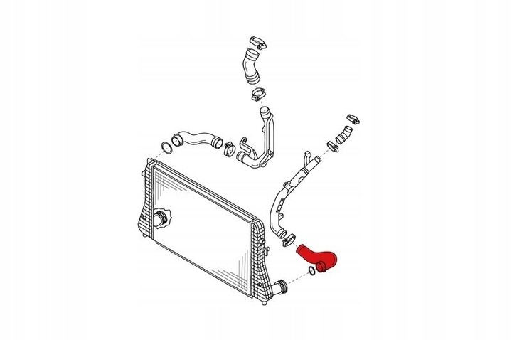 фото №10, Шланг турбины audi vw 2.0 tdi 1k0145832n