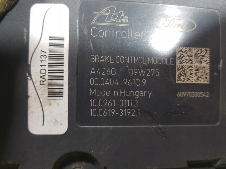 фото №8, Блок керування abs mazda 3 ii 8v61-2c405-af