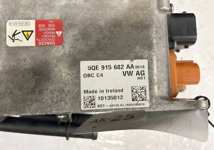 фото №7, 5qe915682aa модуль блок управления зарядки audi a3 golf 7 leon 3 e-tron оригинал