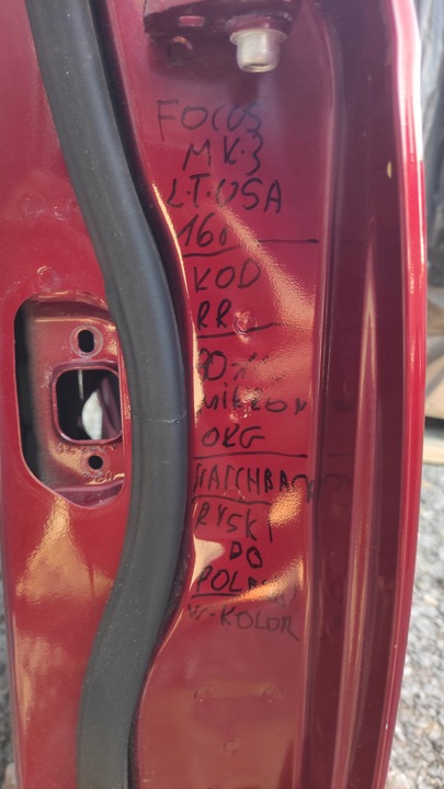 фото №6, Двері лівий зад ліві задні ford focus mk3 хетчбек usa код фарби rr 2016r