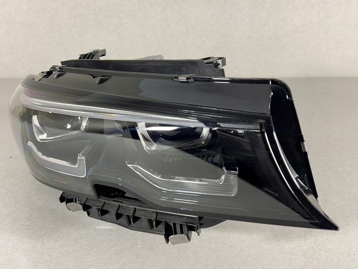 фото №3, Bmw 3 g20 g21 повний led лампа права перед чорна тінь line фара eu