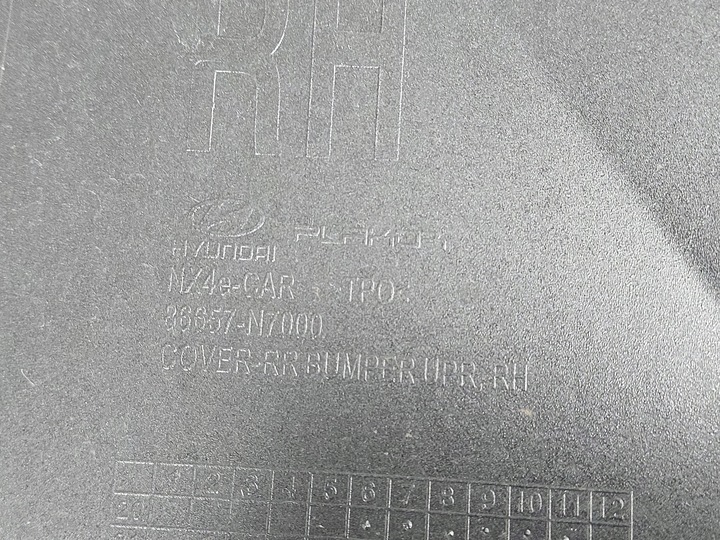 фото №15, Hyundai tucson 4 iv 20r- уголок бампера правый зад задний 86657-n7000