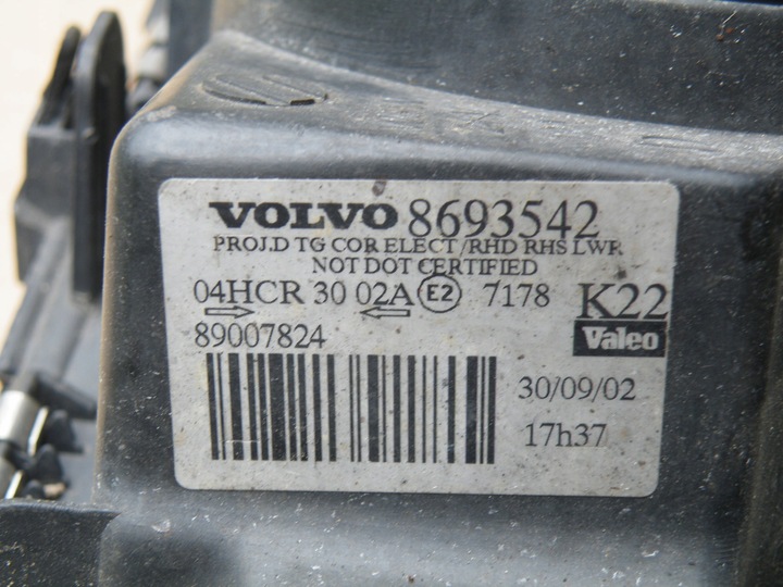 фото №14, Volvo s80 s 80 i лампа права передня праві перед uk англієць 8662860 8693542