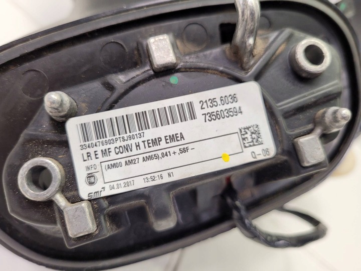 фото №11, Зеркало внешние правая сторона fiat 500x рестайлинг 2018 735603594