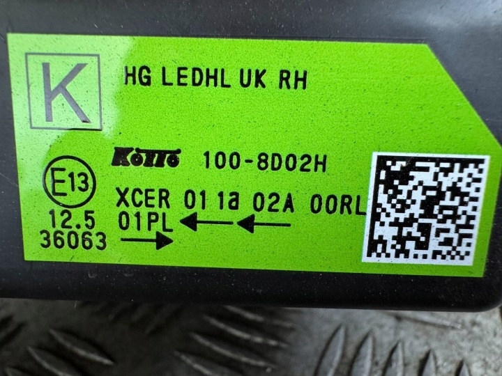 фото №15, Nissan qashqai iii j12 2021-2024 фара передняя правая led uk rcf