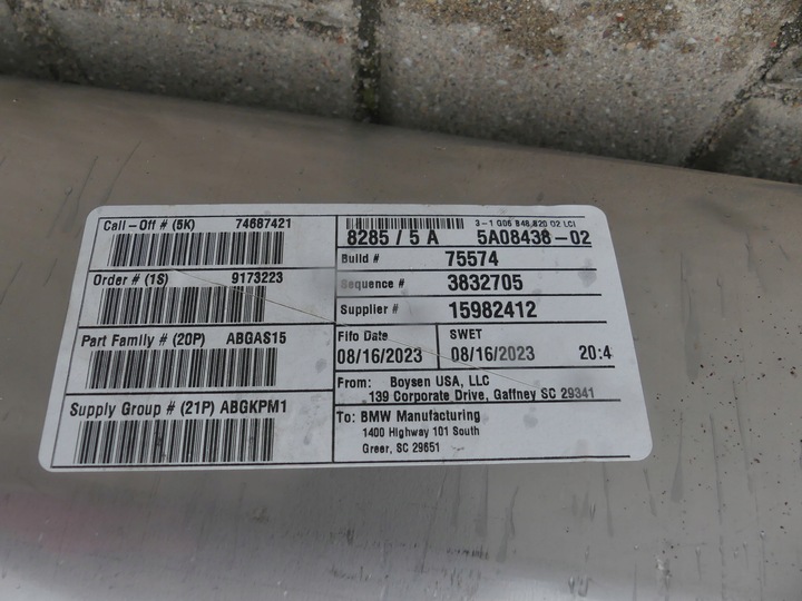 фото №8, Bmw g06 lci 30ix b48 глушитель выхлоп 9487250 5a49da6 8635191 5a49da5 22 km