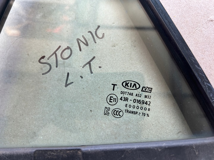 фото №2, Kia stonic 17- скло двері зад задня трикутна