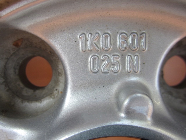 фото №14, Vw golf v touran диск 6 x 17 1k0601025n et48.5 серебряная nr3 nr4 5x112