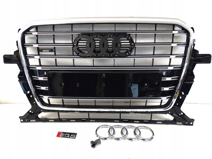 фото №8, Sq5 новая решётка радиатор решётка радиатора audi q5 8r0 рестайлинг 2012-16 хром lak. s-line
