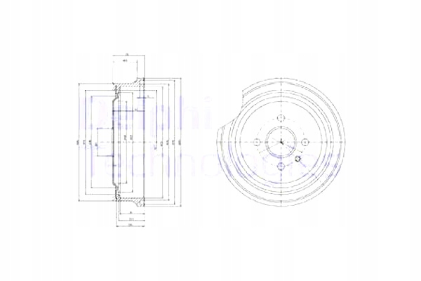 фото №2, Барабаны тормозные 2szt. зад chevrolet corsa opel astra f astra f