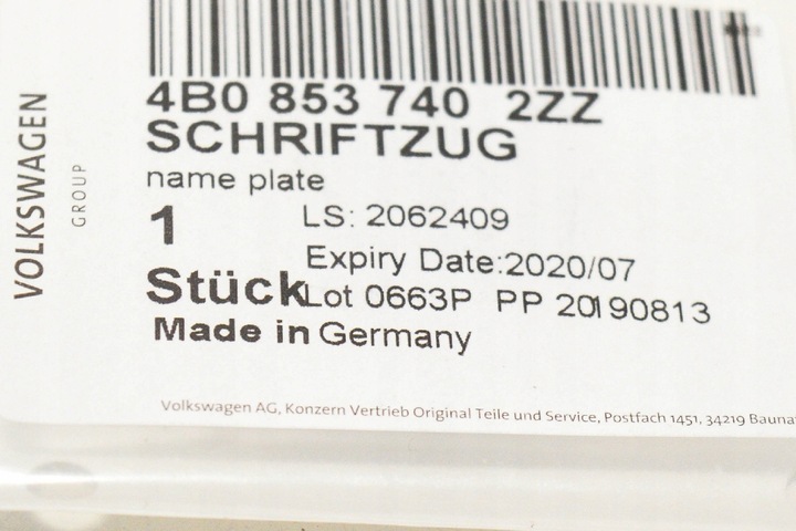 фото №6, Audi rs6 c7 емблема na кришка багажника багажника 4b08537402zz 4b0853740 2zz