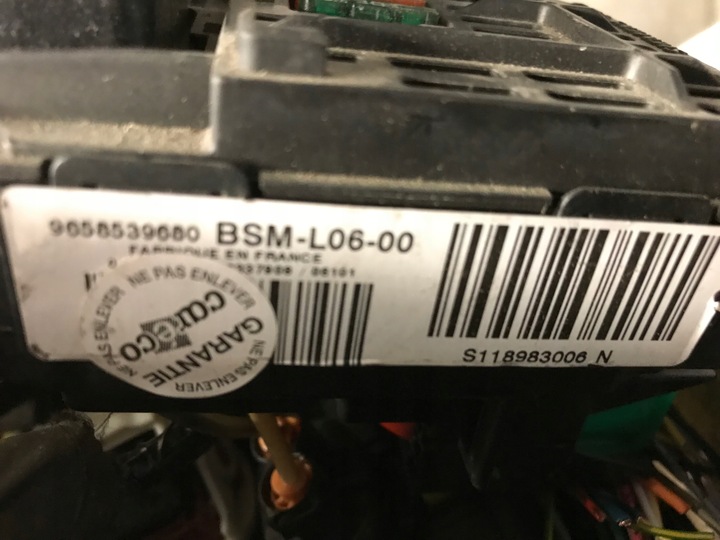 фото №9, Модуль bsm l06 citroen c4 9658539680 s118983006n штекери