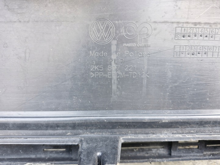 фото №8, Vw caddy 15- 2k5 бампер перед передній 2k5807221j