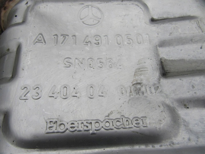 фото №9, Глушитель конечный выхлоп mercedes-benz slk r171 171 a1714910501