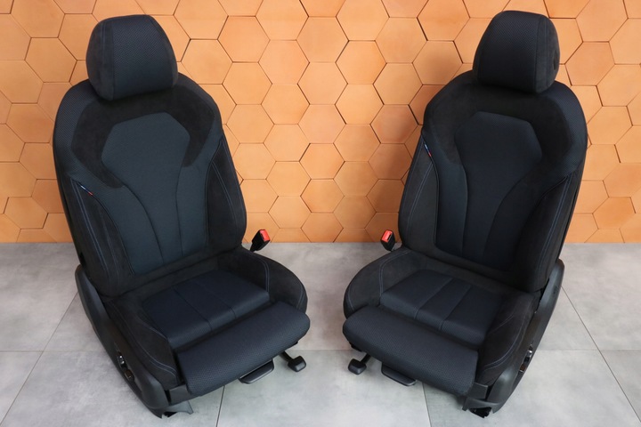 фото №13, Bmw 5' g30 lci салон сиденья з підігрівом sport алькантара антрацит 20 km !!