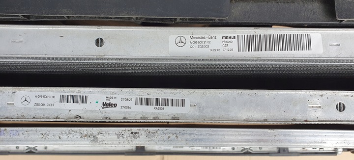 фото №9, Комплект радіатор mercedes glc w254 x254 a254 w214 e214 214 оригінал