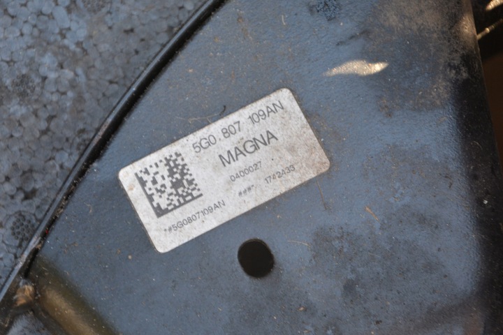 фото №8, Pas переднее радиатор вентиляторы балка golf 7 рестайлинг 2.0tdi 150km