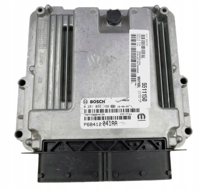 фото №1, Блок управления jeep compas 1.6 0281035168 p68412041aa