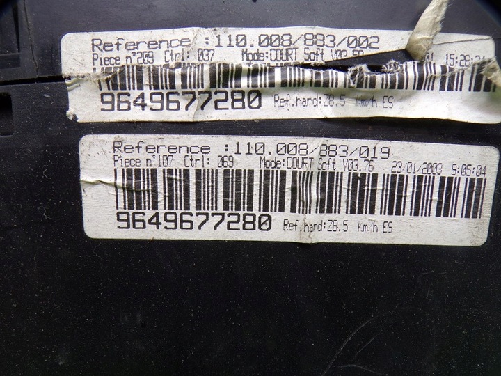 фото №8, Peugeot 607 3.0 v6 спідометр  prędkoścomierz прилади 9649677280