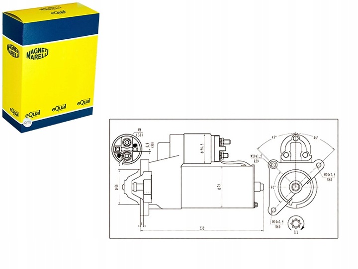 фото №1, Стартер 12v citroen berlingo c4 c5 jumpy fiat ducato peugeot 206