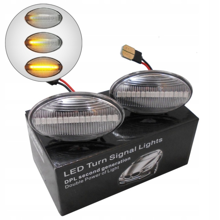 фото №1, 2x поворотник динамічний led mini r50 r52 r53