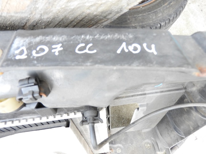 фото №5, Peugeot 207 cc 1.6vti радіаторів води вентилятор