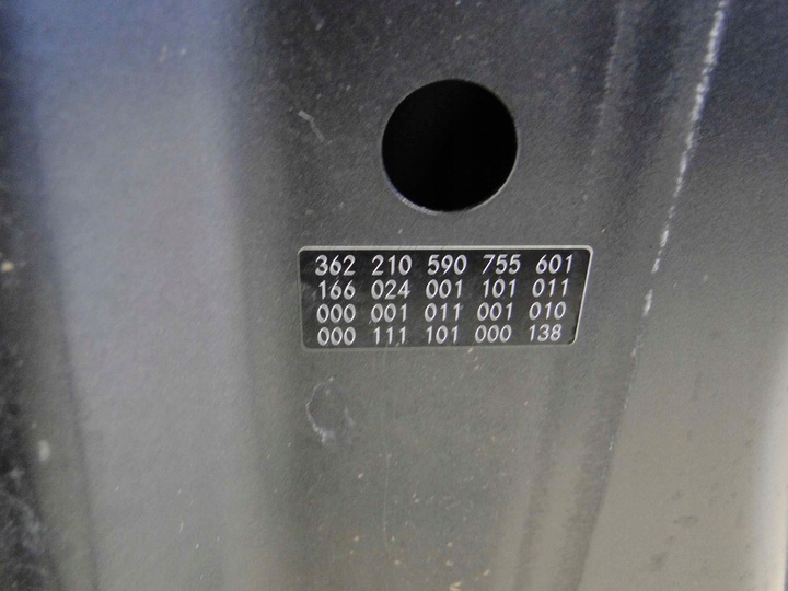 фото №11, Mercedes ml w166 166 капот кришка двигуна 755