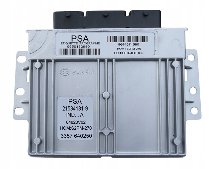 фото №1, Блок управления двигателя citroen berlingo 1.4 9653342980 9642222380 программирование