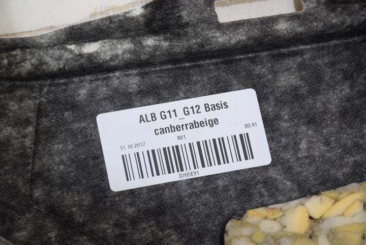 фото №10, Bmw 7 g11 g12 полка ролета стёкла зад canberra бежевый 7409732 / 7425526