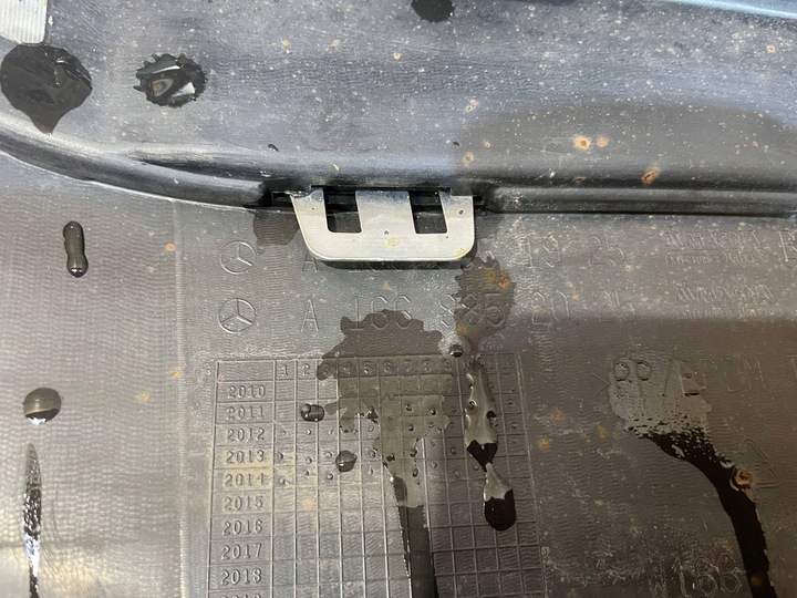 фото №10, Mercedes ml iii 3 w166 amg 11-15 спойлер планка накладка бампера зад хром