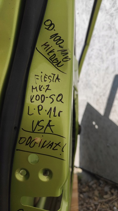 фото №10, Двері лівий перед ліві передні ford fiesta mk7 5d usa 12рік код фарби sq