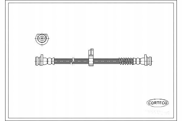 фото №1, Corteco 19032280 шланг тормозной гибкий