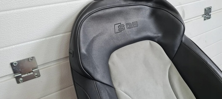 фото №10, Sq5 8r q5 рестайлинг обшивка сиденья кожа perlnappa алькантара правая сиденье