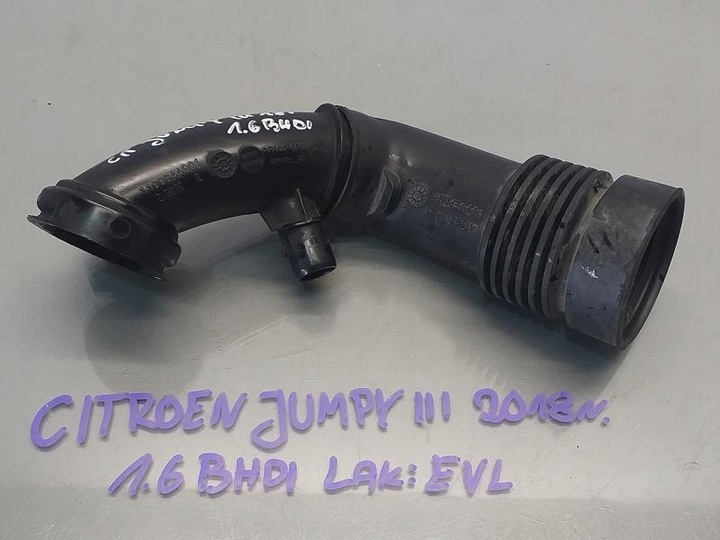 фото №1, Шланг труба повітропровід повітря jumpy iii 1.6 блакитний hdi