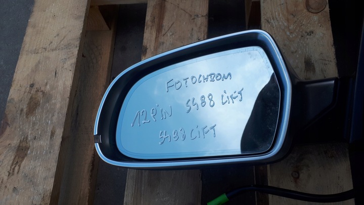 фото №9, S4 b8 рестайлінг дзеркало ліві лівий перед фотохромний